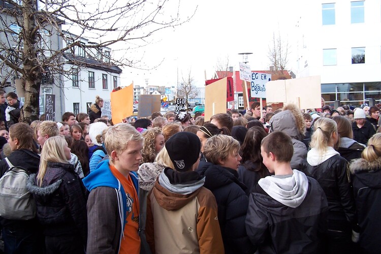 unglingamótmæli 022