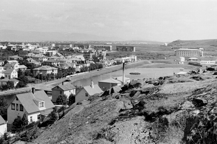 Tjarnarbraut og Sólvangur 1974